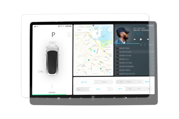 TESLA Model Y Temperli Navigasyon Ekran Koruyucu - Görsel 2
