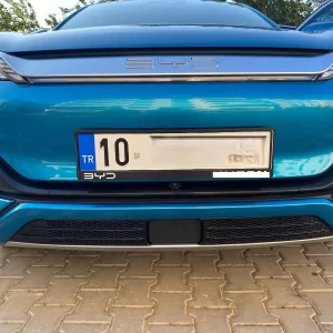 BYD Atto 3 Ön Mesh Filtre - Koruyucu Ürün - Kaliteli Premium - Parlak Siyah tampon Uyumu