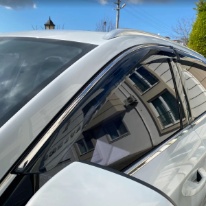 BYD Atto 3 Cam Rüzgarlık Seti (Siyah Renk) Premium Malzeme , %100 Uyum - Sessiz Sürüş