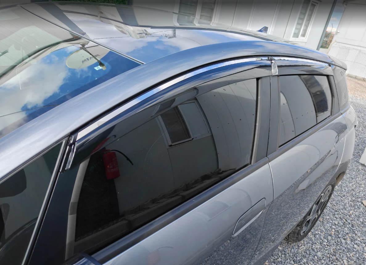 BYD Atto 3 Cam Rüzgarlık Seti (Siyah Renk) Premium Malzeme , %100 Uyum - Sessiz Sürüş - Görsel 3