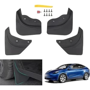 Tesla Model Y Tozluk / Paçalık Kiti – Çamur Engelleyici -Boya Koruyucu Paçalık (4'lü Set) - Legacy Modeline Uygundur