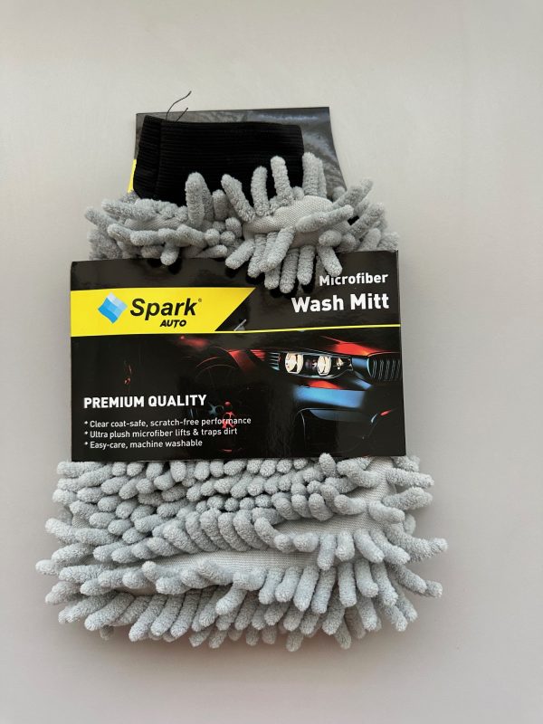 Spark 7050 Mikrofiber  Oto Temizlik Ve Kurulama Eldiveni 16x24 Cm. Gri