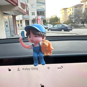 Araba İçi Torpido Süsü Selfie Erkek Şık Tasarım Tüm Araç Modellerine Uygun