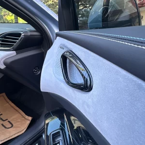 BYD Seal Sedan Uyumlu Karbon Fiber Desenli İç Kapı Kolu Kaplaması - 4 Parça