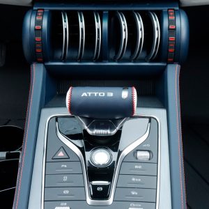BYD Atto 3 Vites Kolu Kaplaması (Napa Deri) - Premium Kalite - Vites Kolunuz Solmasın