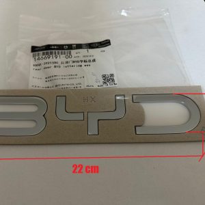 BYD Orjinal Amblem / Logo - %100 Üretici Ürünüdür.  22cm*4,3cm Parlak Krom Kaplı