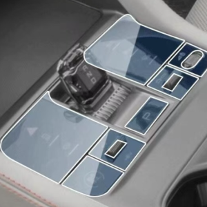 BYD Seal U - Sealion 7 - Piano Black Vites Konsolu Koruma Filmi - Şeffaf TPU (Çizilmez)